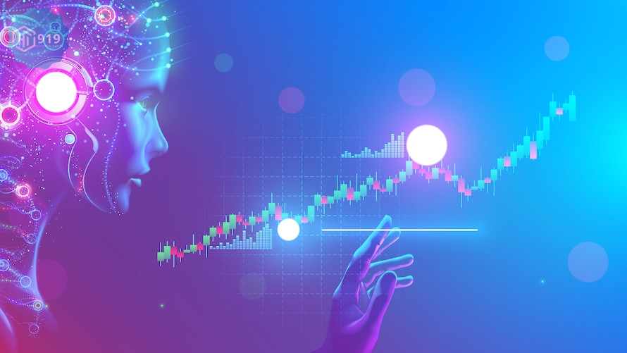 Ai,In,Business,,Fintech.,Face,Of,Artificial,Intelligence,With,Mind